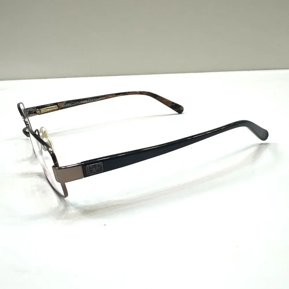 NEW Diane von Furstenberg DVF 8031 200 Glossy Bronze Eyeglasses Frames 51-16-135